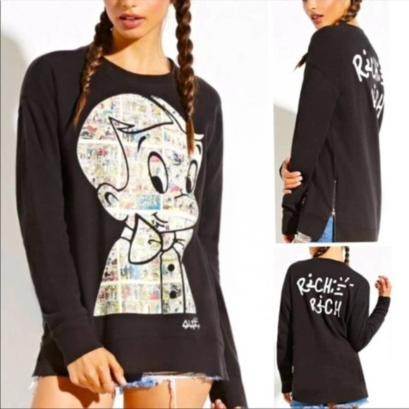 Alec Monopoly x Forever 21 Richie Rich Pullover S - Picture 1 of 8